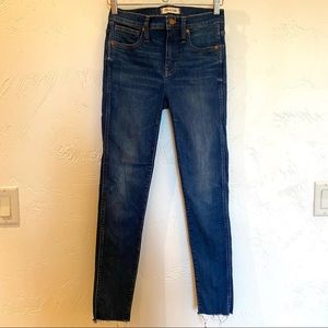 Madewell High-Rise Skinny Denim Jeans | Danny Wash | Size 26 |